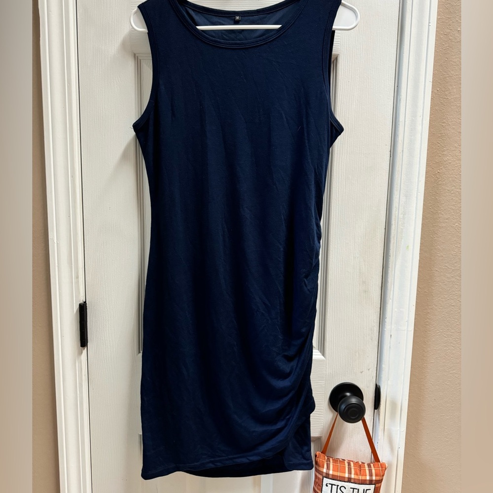 Women’s Navy Blue Midi Dress